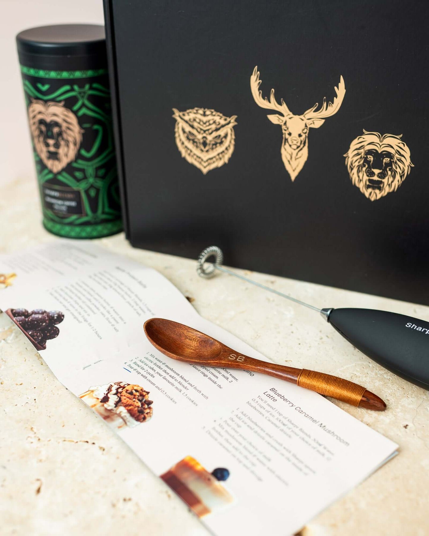 Sharpr starter kit 30 serves coffee alternative back label