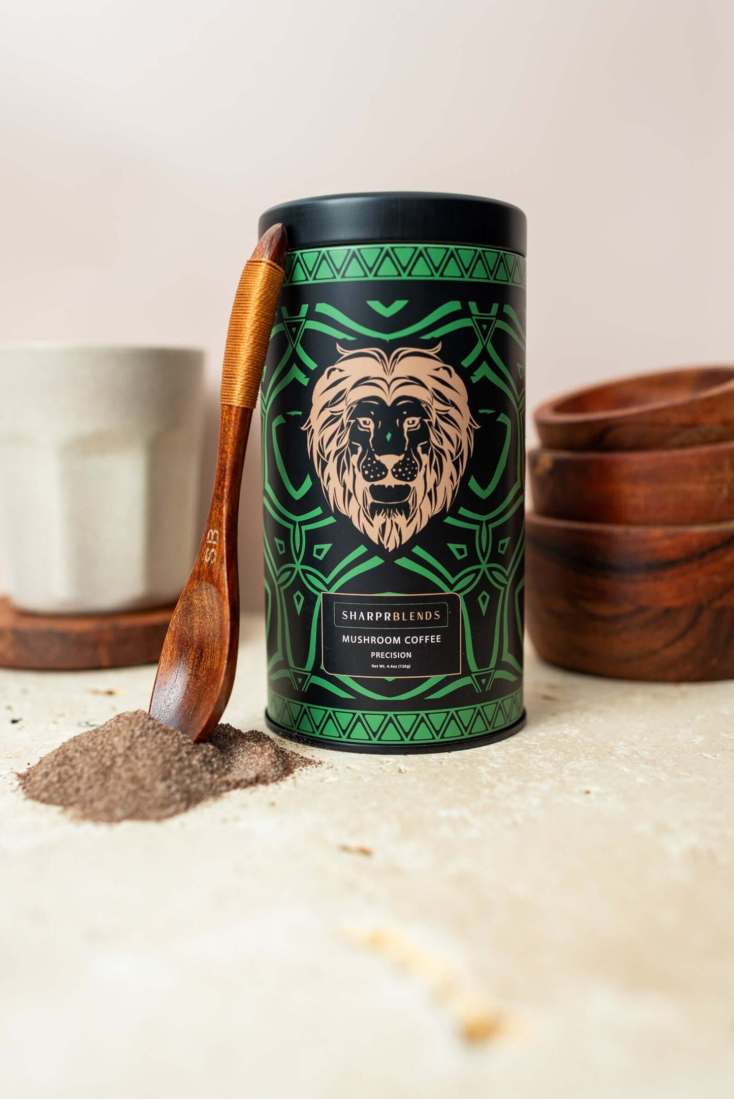 Sharpr starter kit 30 serves coffee alternative back label